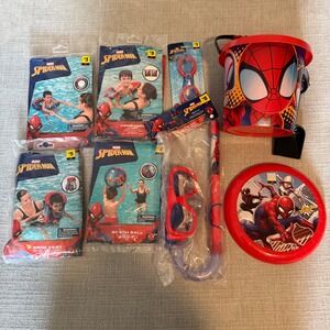 Superhero Beach Pool Toy Set Marvel Spiderman Red Marvel OS